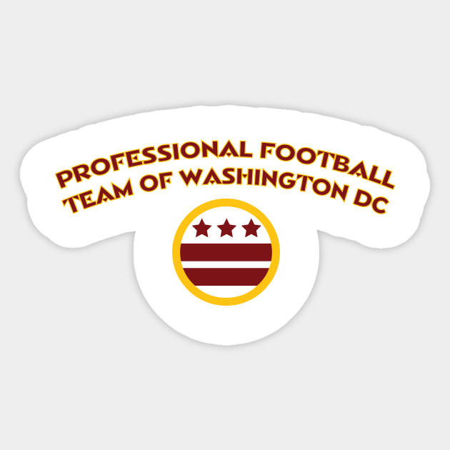 The Washington Football Team Washington Football Sticker TeePublic